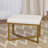 Mikey 24'' Wide Velvet Tufted Rectangle Standard Ottoman
