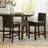 Portman Bonded Leather Counter Height Barstool