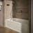 Archer 66" x 32" Acrylic Alcove Soaking with Comfort Depth-12504482-89286635