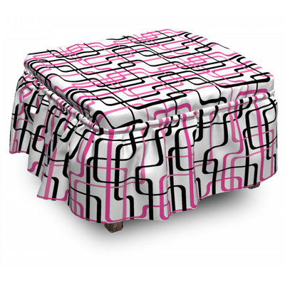 Box Cushion Ottoman Slipcover