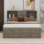 Lit plateforme avec tête de rangement et 8 tiroirs Billington-890180356-890180354