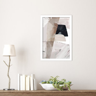Caves by Dan Hobday Wood Framed Wall Art Print