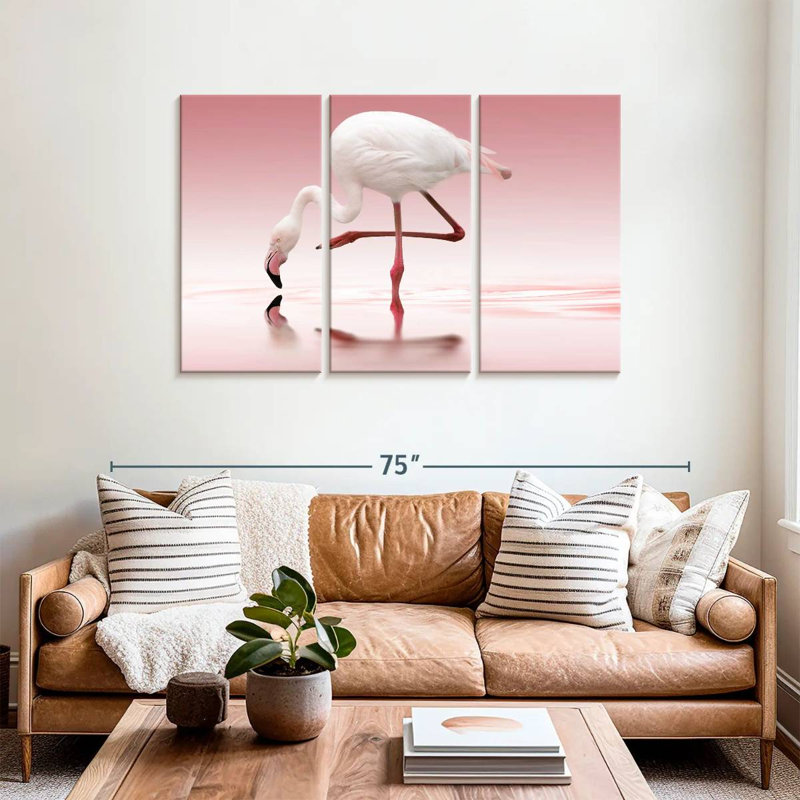Brampt Bent Flamingo, 36" H x 57" W