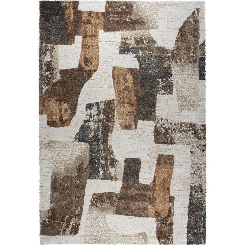 Geometric Shapes 240cm X 340cm Area Rug, Rectangle 240 x 340 cm