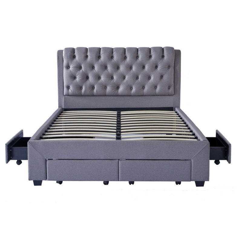Cunha Upholstered UK King - DE 150 X 200 Cm Storage Bed