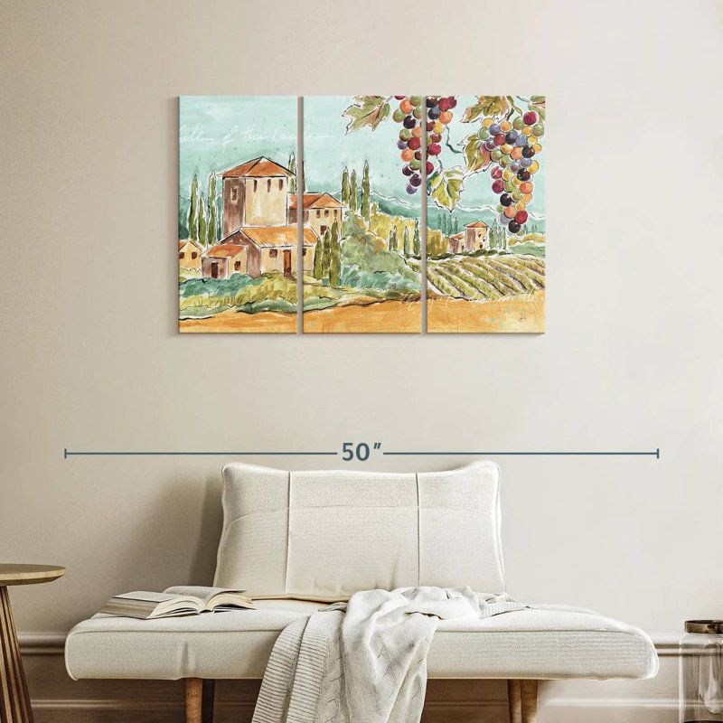 Brise toscane Alvord sans coquelicots, H 24 po x l 38 po