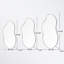 Asymmetrical Metal Framed Wall Accent Mirrors Set of 2-132945596