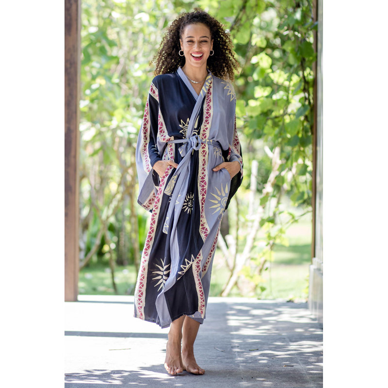 Dermar Jersey Girl / Woman+ Above Knee Bathrobe with Pockets and Hood for Kids