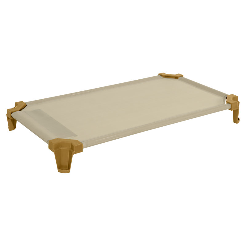 Lit de camp pour enfant empilable assemblé, Brun clair, Standard