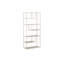 Lakitha 188 cm H x 85 cm W Steel Geometric Bookcase