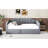 Upholstered Daybed With Underneath Storage, Gray - Elegant & Practical Design Modern Full Size Versatile Bedroom Addition-1260980899