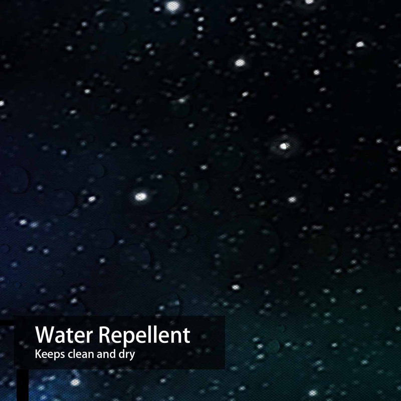 Rideau de douche à 12 crochets Galaxy, L 72 po x l 72 po