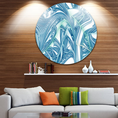 " Unique Blue Fractal Design Pattern "
