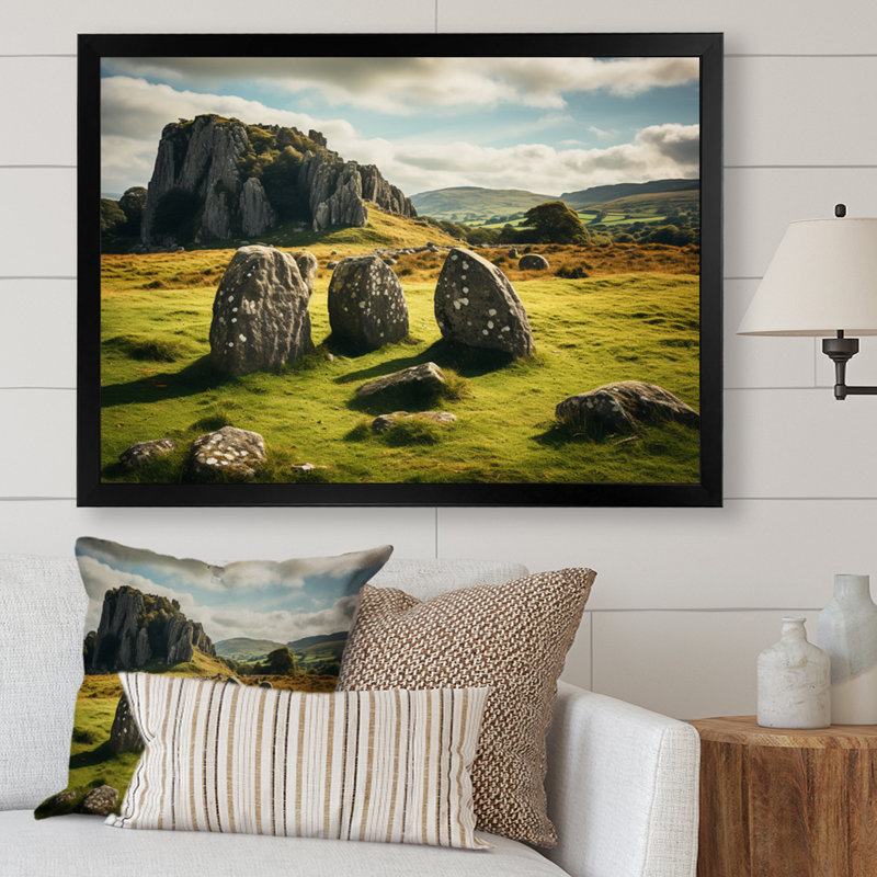 Irlande Irish Legends II, H 34 po x l 44 po x P 1,5 po, Cadre simple noir