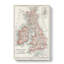 Vintage Map Of The British Isles - Single Picture Frame Print-89190083-89190081