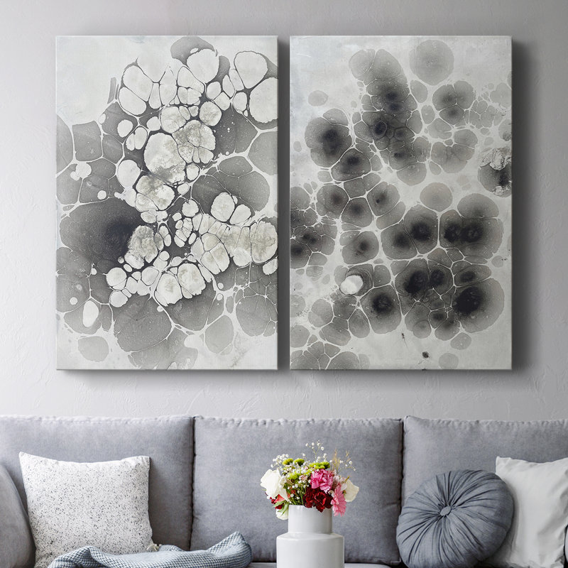 Marble VII - Toile tendue avec châssis de qualité supérieure - Prêt à accrocher