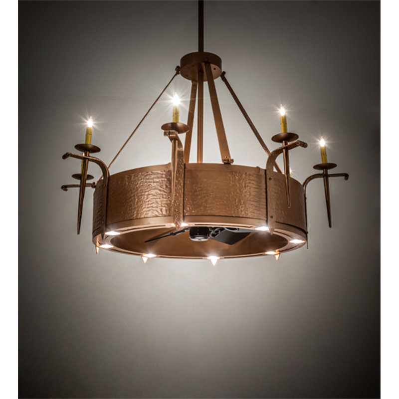 Jahmaad 30'' Ceiling Fan with Light Kit