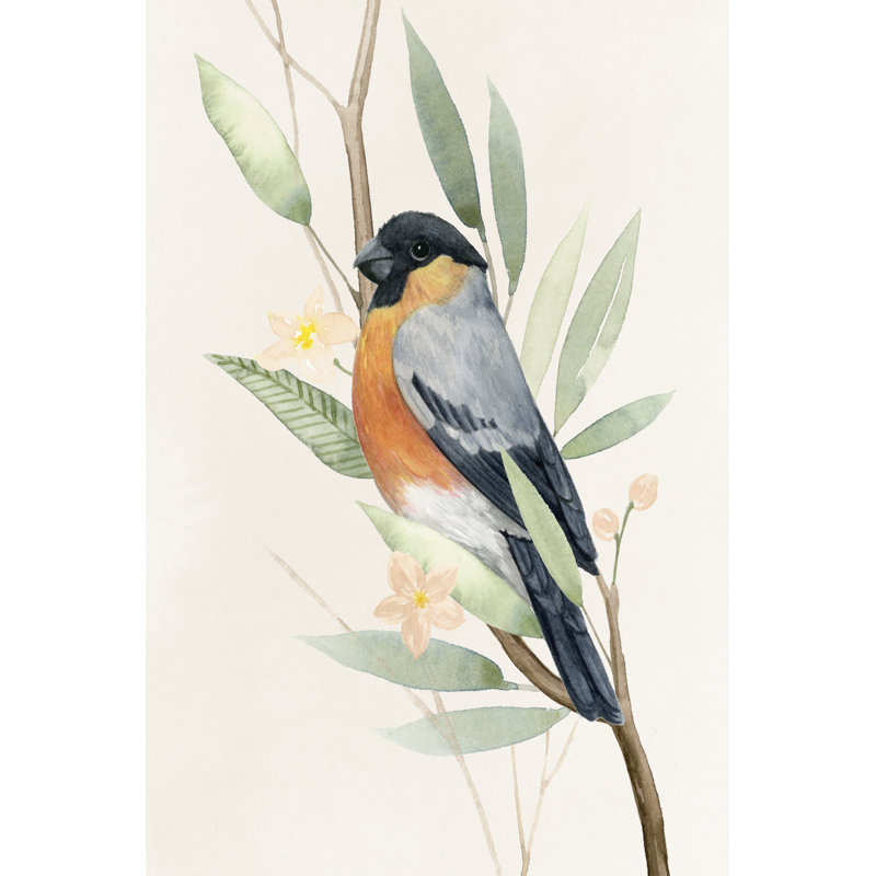 «Tree Toppers I» par Grace Popp - peinture sur toile tendue, H 18 po x l 12 po