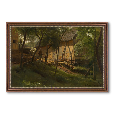" German Farm " by Hans Gude