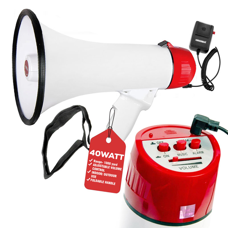Haut-parleur de sonorisation 5 cornes 5 W avec amplificateur de voix