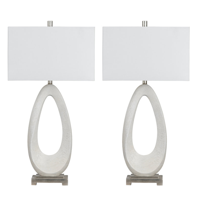 33.25" Resin Table Lamp With  Shade
