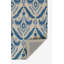 Tapis bleu en laine touffeté à la main 2 pi 6 po x 8 pi Leyde-709765426