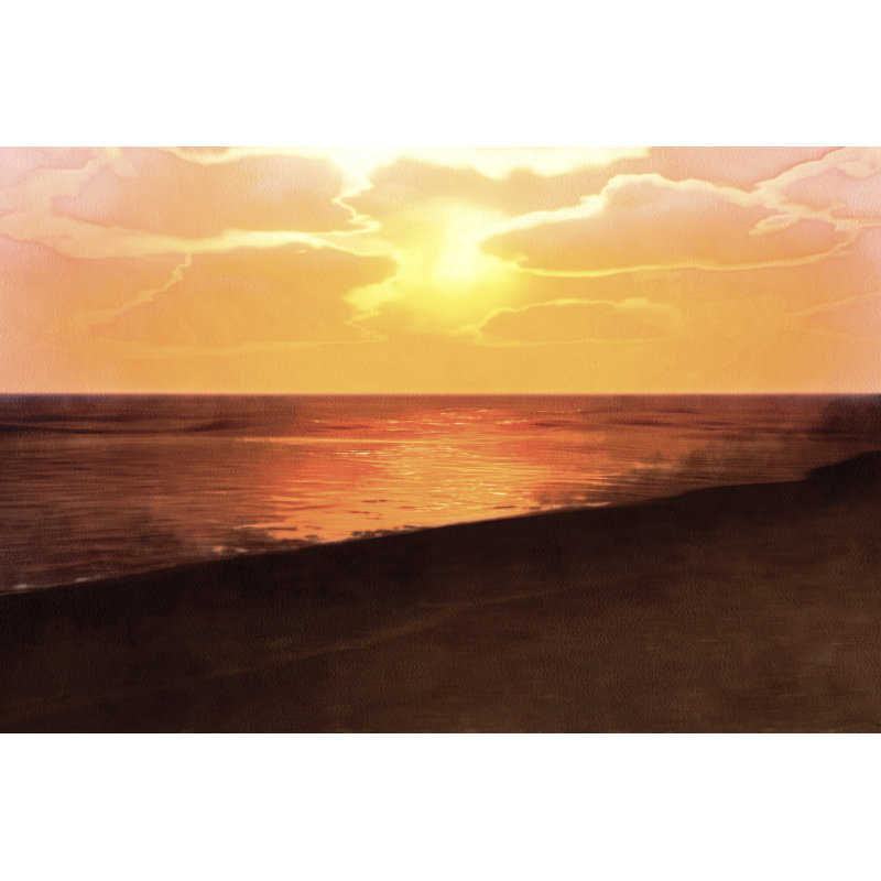 Coucher de soleil et rêves IV, H 24 po x l 36 po