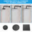 Bras d'extension de douche mural en acier inoxydable 16 po avec bras de douche-100682898