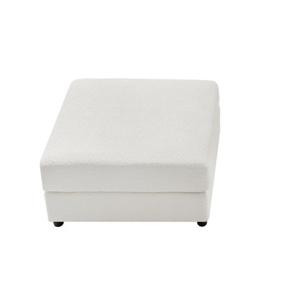 Repose-pieds carré moderne de 36,5 po Grandon