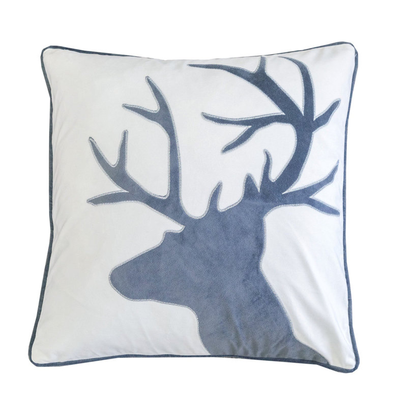 Halloween Themed Throw Pillow, White