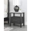 Lit à panneaux, commode et miroir Cadmori