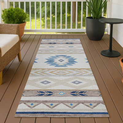 Mentzer Southwestern Machine Woven Area Rug 