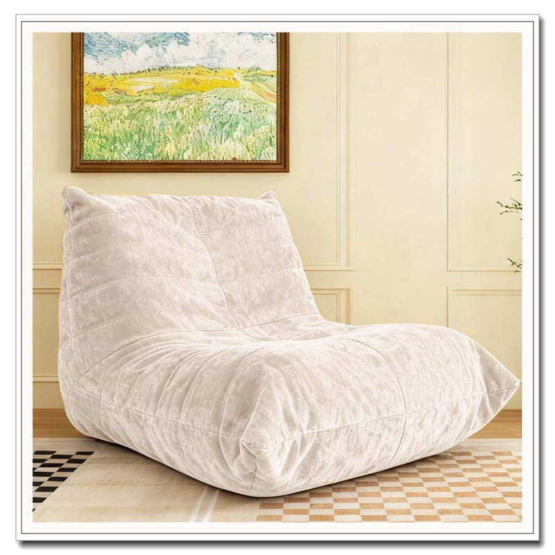 Fauteuil à billes ergonomique avec support pour le corps à 5 positions, Blanc