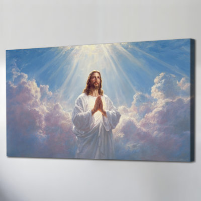 «Spiritual Jesus», art mural sur toile, peinture de Jésus