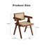 Chaises de salle à manger de style Mid-Century moderne 1 pièce, fauteuils confortables-423830257