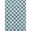 Tapis bleu sarcelle lavable à la machine Premium Prisco-2119635719