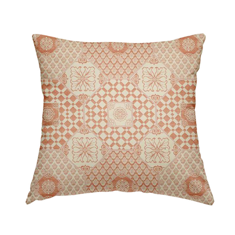 Alviso Patchwork Square Throw Cushion, 55cm H x 55cm W x 5cm D