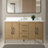 60'' Single Bathroom Vanity with Engineered Marble Top-94811340-94811336