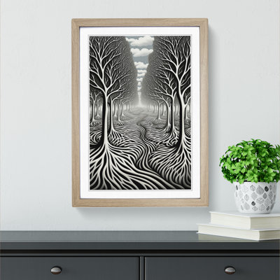 Forest Op Art - Framed Print