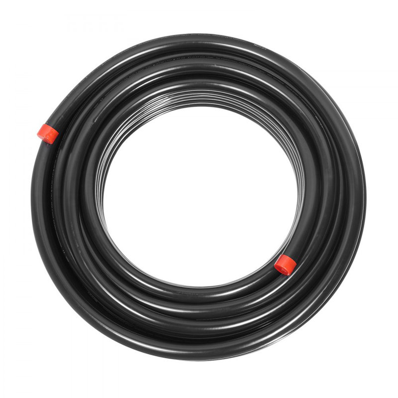 Air Compressor Line Kit HDPE/Aluminum Shop Air Piping System Black, 20cm H x 48.9cm W x 48.9cm D