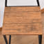 Ensemble de table de bar à hauteur de comptoir pour 4, ensemble de table de cuisine carrée et chaises avec repose-pieds, pieds en métal, ensemble de table de salle à manger industriel pour 4