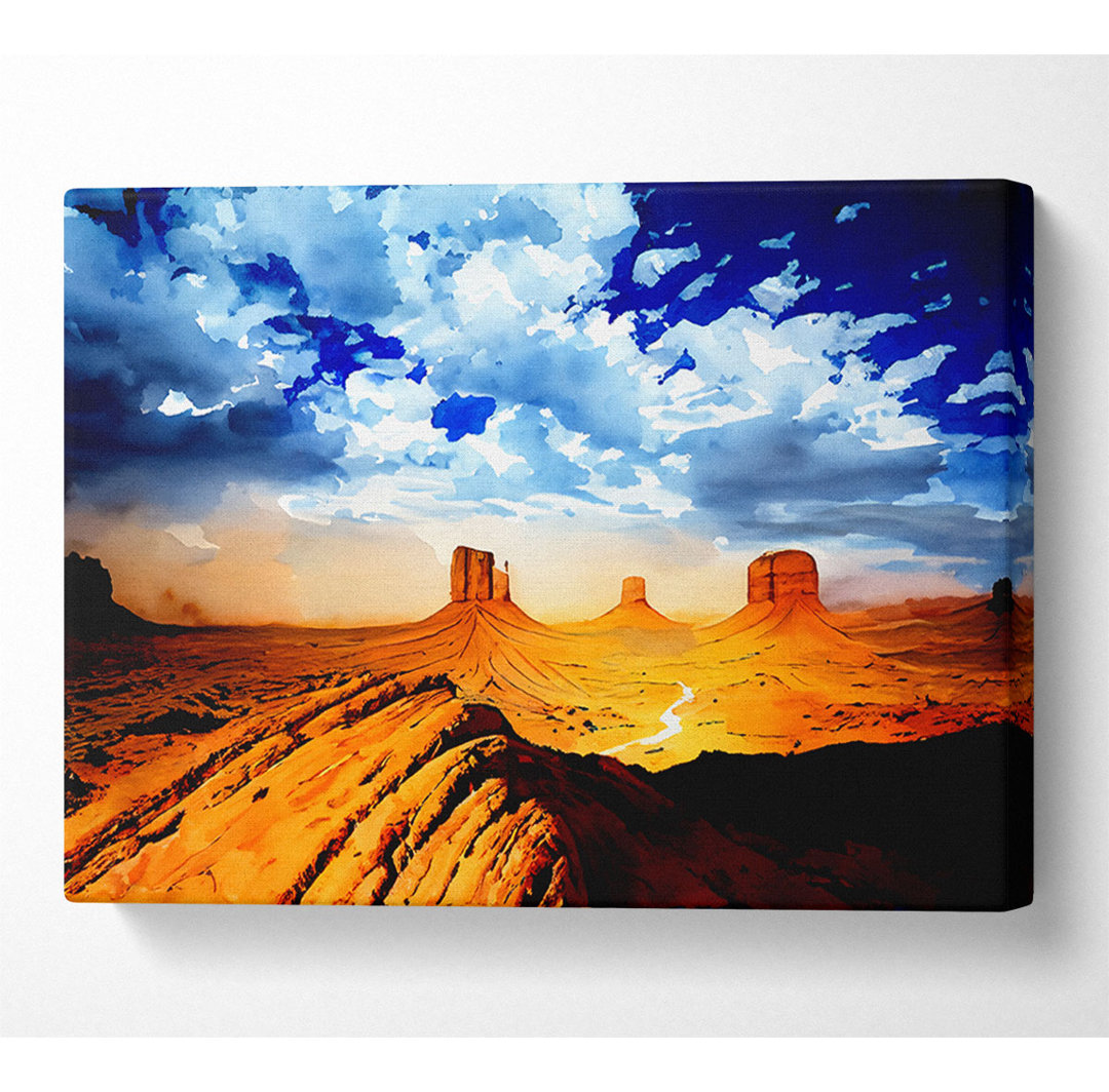 Monument Valley Skies - Kunstdrucke auf Leinwand