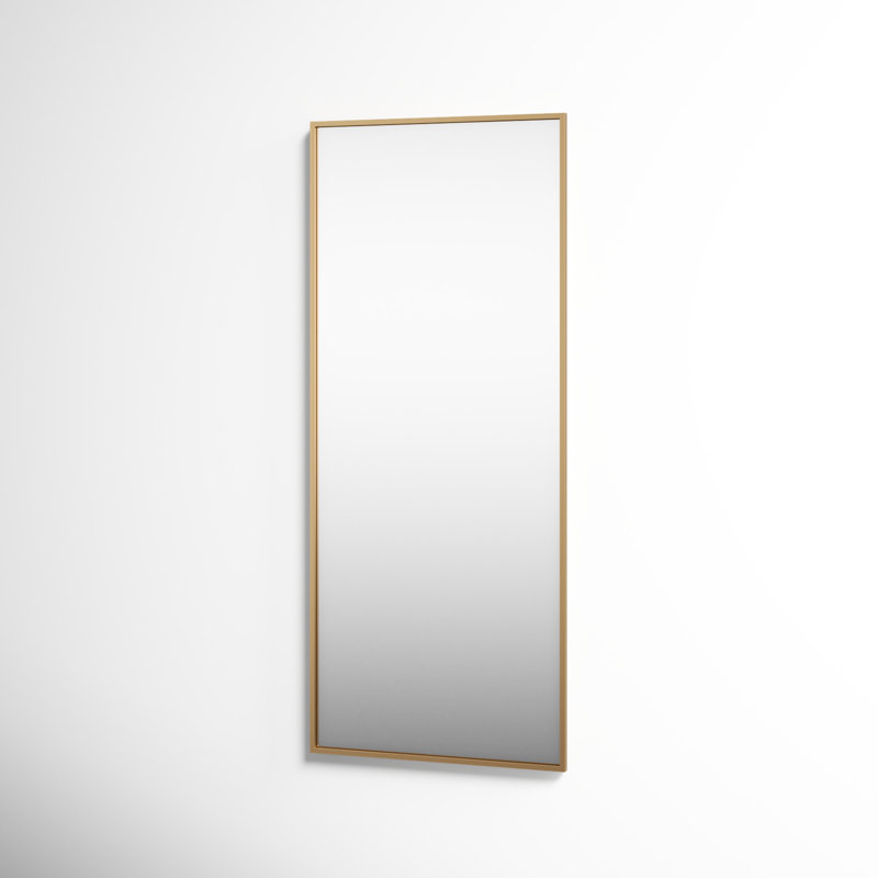 Tenney Black Metal Vertical Fog Free Mirror