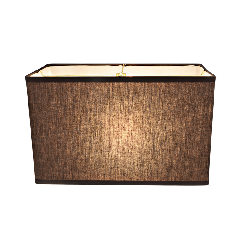 10 in. H Cotton Rectangle Lamp Shade