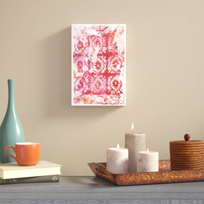 «Global Fuchsia I», impression sur toile