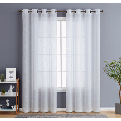 Aleksander Semi Sheer Curtain Single Panel
