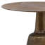 Golbez 32-Inch Round Aluminum Antique Brass Finished Pedestal Base Bistrotable-98537568-98537567
