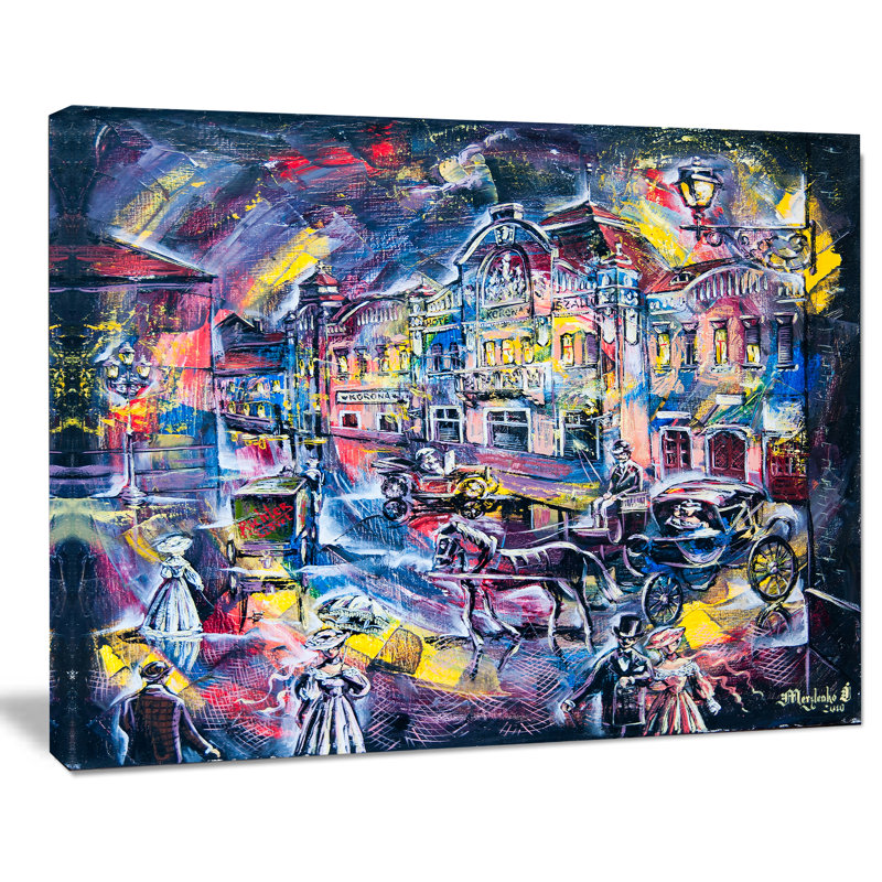 Reproduction d'art sur toile «Abstract», H 30 po x l 40 po