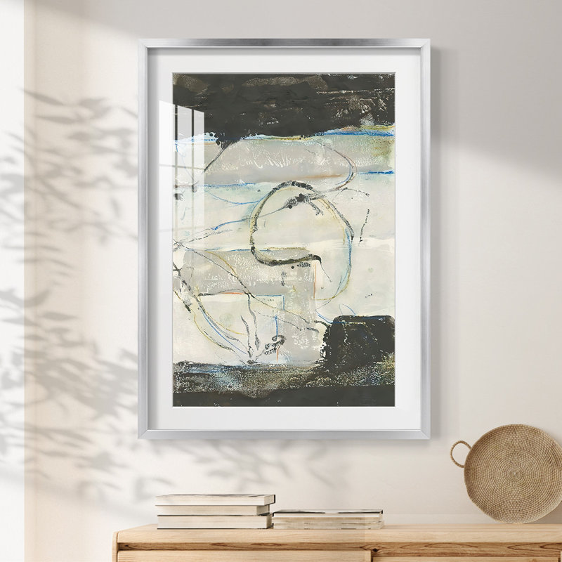 Continuing Energy I -Framed Print, 28.5" H x 20.5" W, Silver