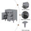 Meuble-lavabo de salle de bain de 30 po sans lavabo supérieur, armoire de rangement moderne avec 2 tiroirs et un tiroir rabattable (BASSIN INCLUS)-119193040-119193037